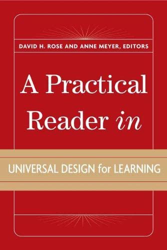 A Practical Reader in Universal Design for Learning