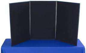 Black Velcro Trifold board