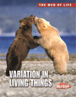 Variation in living things