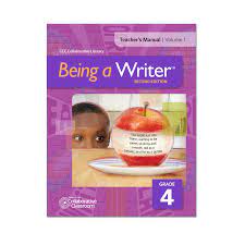 Being a Writer, Grade 4 Curriculum