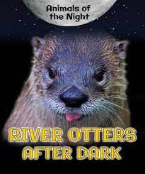 River otters after dark