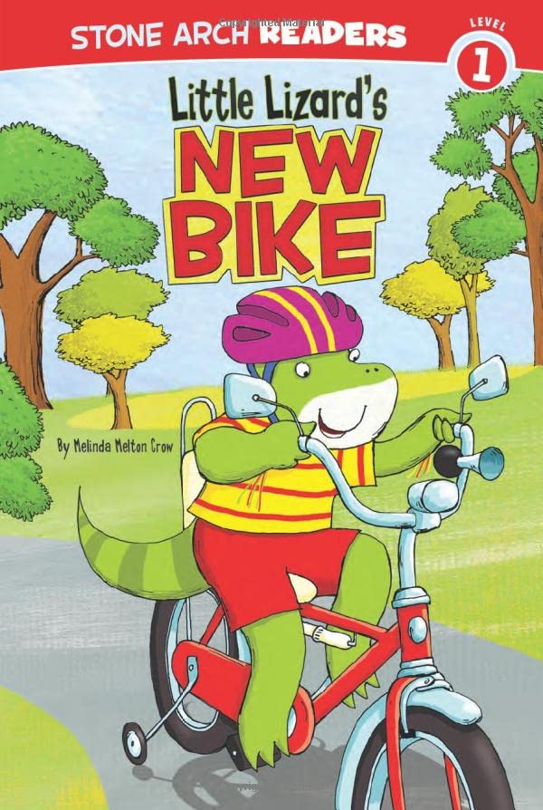 Little lizard's new bike