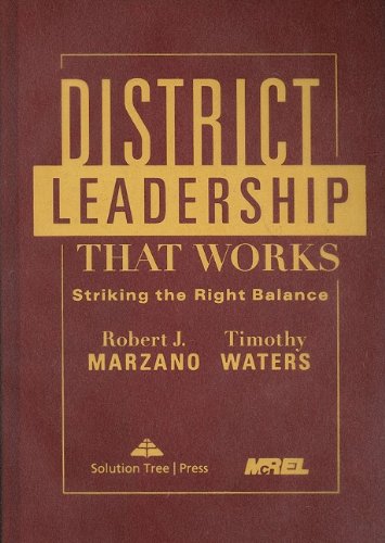District leadership that works  : striking the right balance