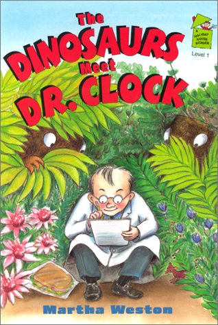 The dinosaurs meet Dr. Clock