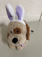 Singing Puppy with Bunny Ears Toy (Switch Adapted)